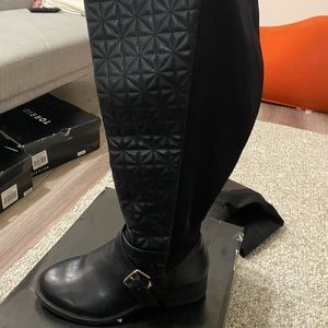 Torrid Black Quilted Wide Width Boot